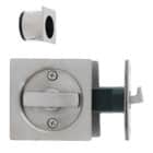 Nidus SCD Cavity Sliding Door Lock Square Privacy - Brushed Stainless (SCD-PRI-SQ-SS) - Thumbnail Image 2