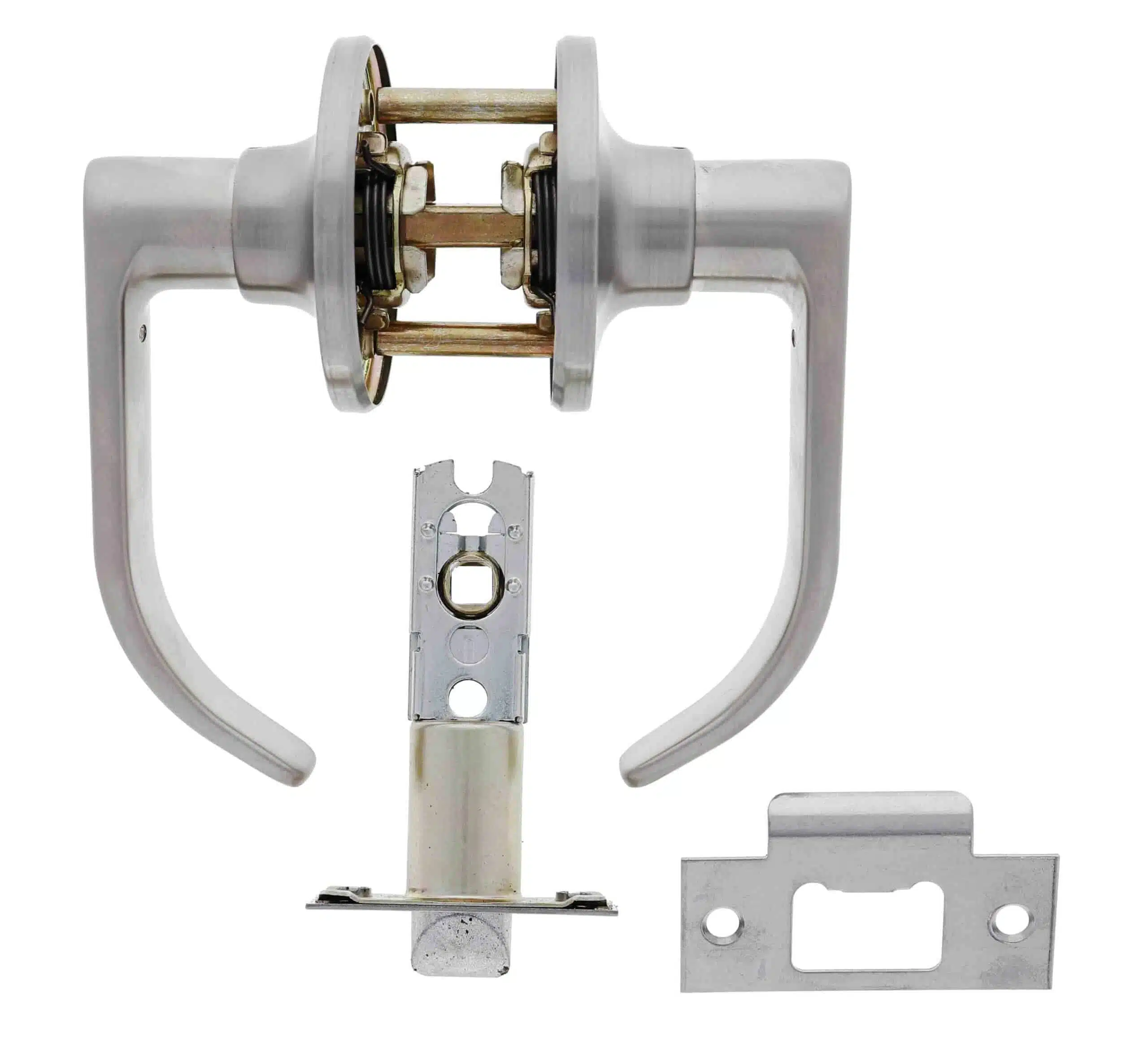 Carbine Empire SL8000 Passage Leverset - Satin Stainless Non-Locking Handle (SL8082) - Image 3
