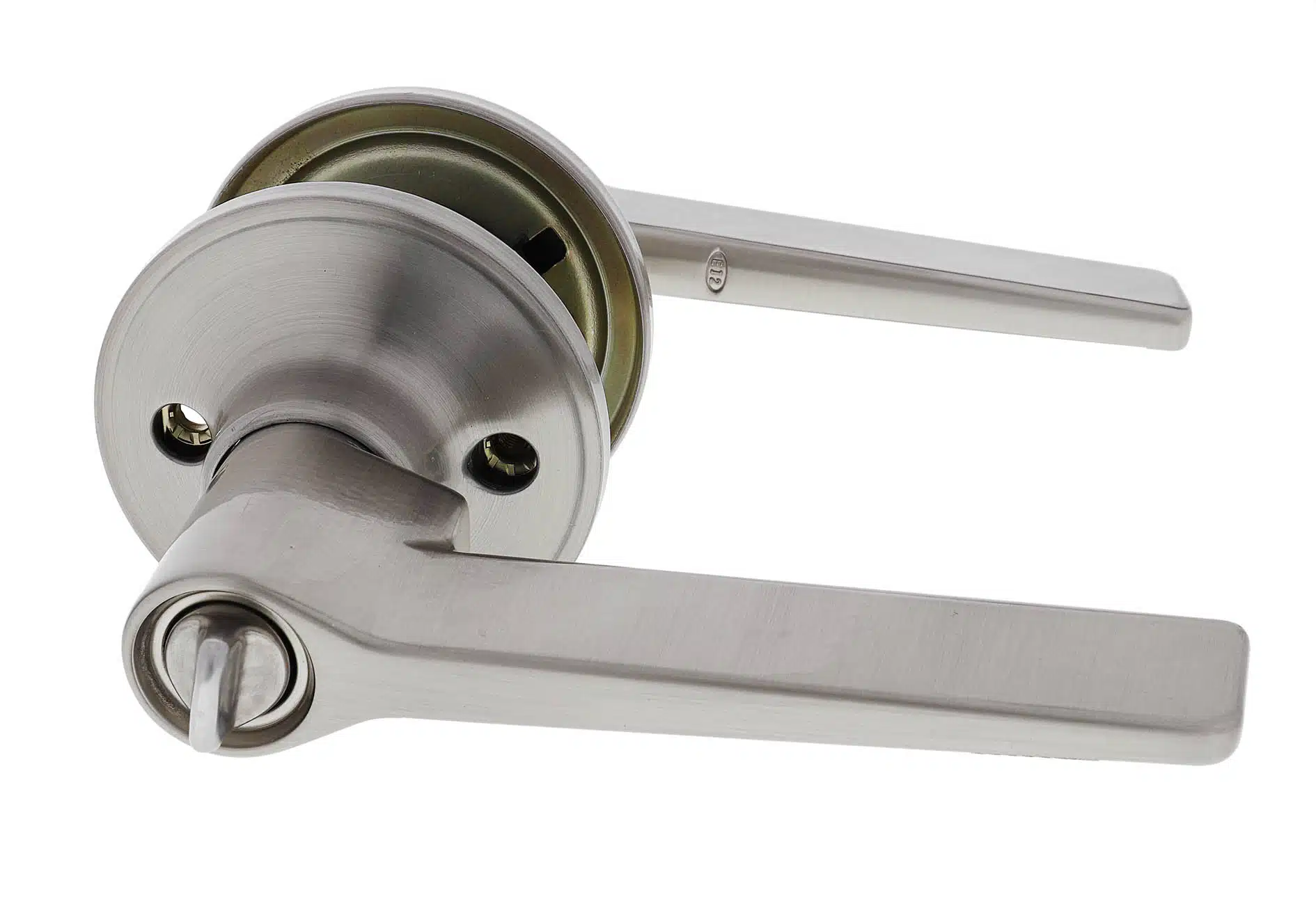 Carbine Diva SL9000 Entrance Leverset - Satin Nickel Keyed C4 Handle (SL9200) - Image 3