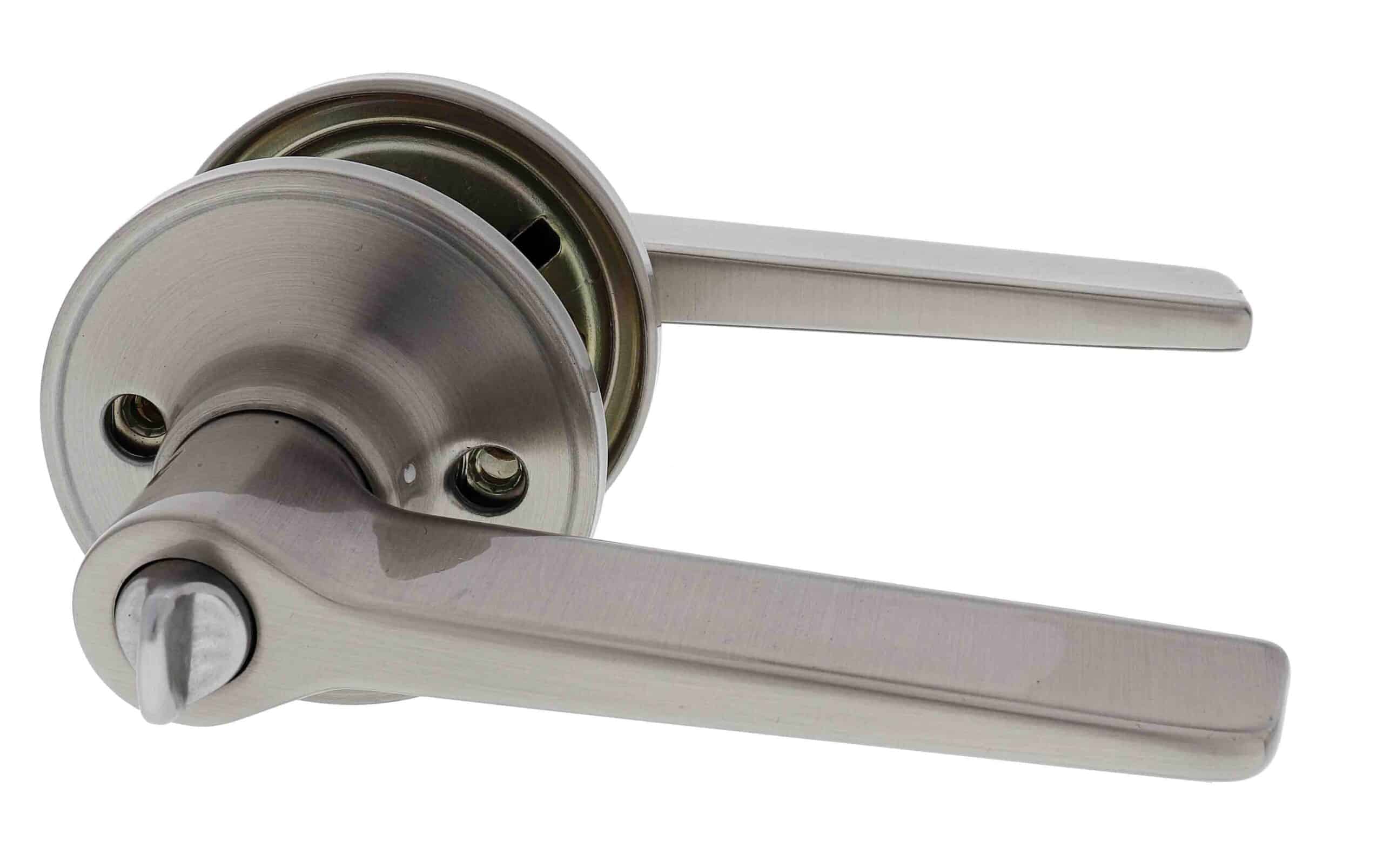 Carbine Diva SL9000 Privacy Leverset - Satin Nickel Bathroom Handle (SL9230) - Image 3