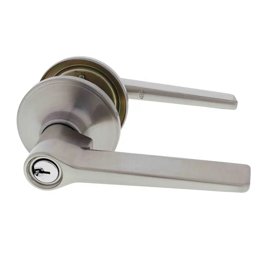Carbine Diva SL9000 Entrance Leverset - Satin Nickel Keyed C4 Handle (SL9200) - Image 1