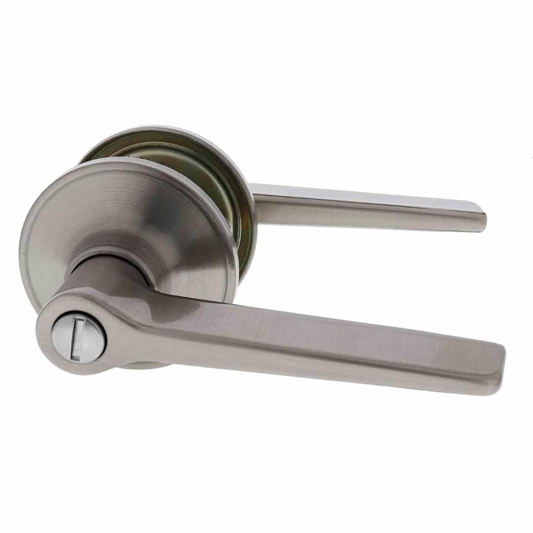 Carbine Diva SL9000 Privacy Leverset - Satin Nickel Bathroom Handle (SL9230) - Image 1