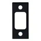 Carbine LB Deadbolt Strike Plate Matte Black - 57x25.4mm (SPLBMB) - Thumbnail Image 1