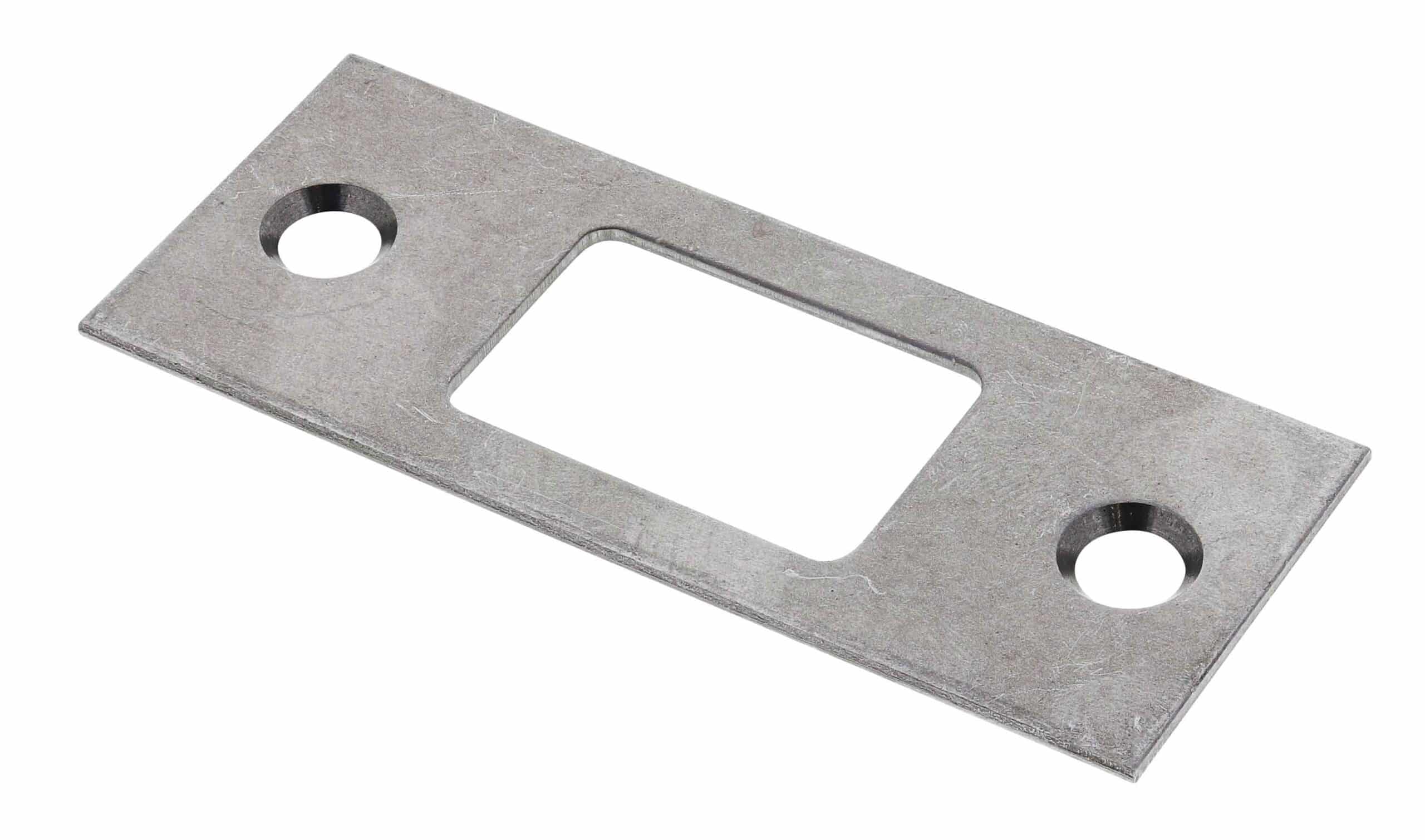 Carbine ALB Deadbolt Strike Plate Stainless Steel - 70x28mm (SPLBSS-70) - Image 2