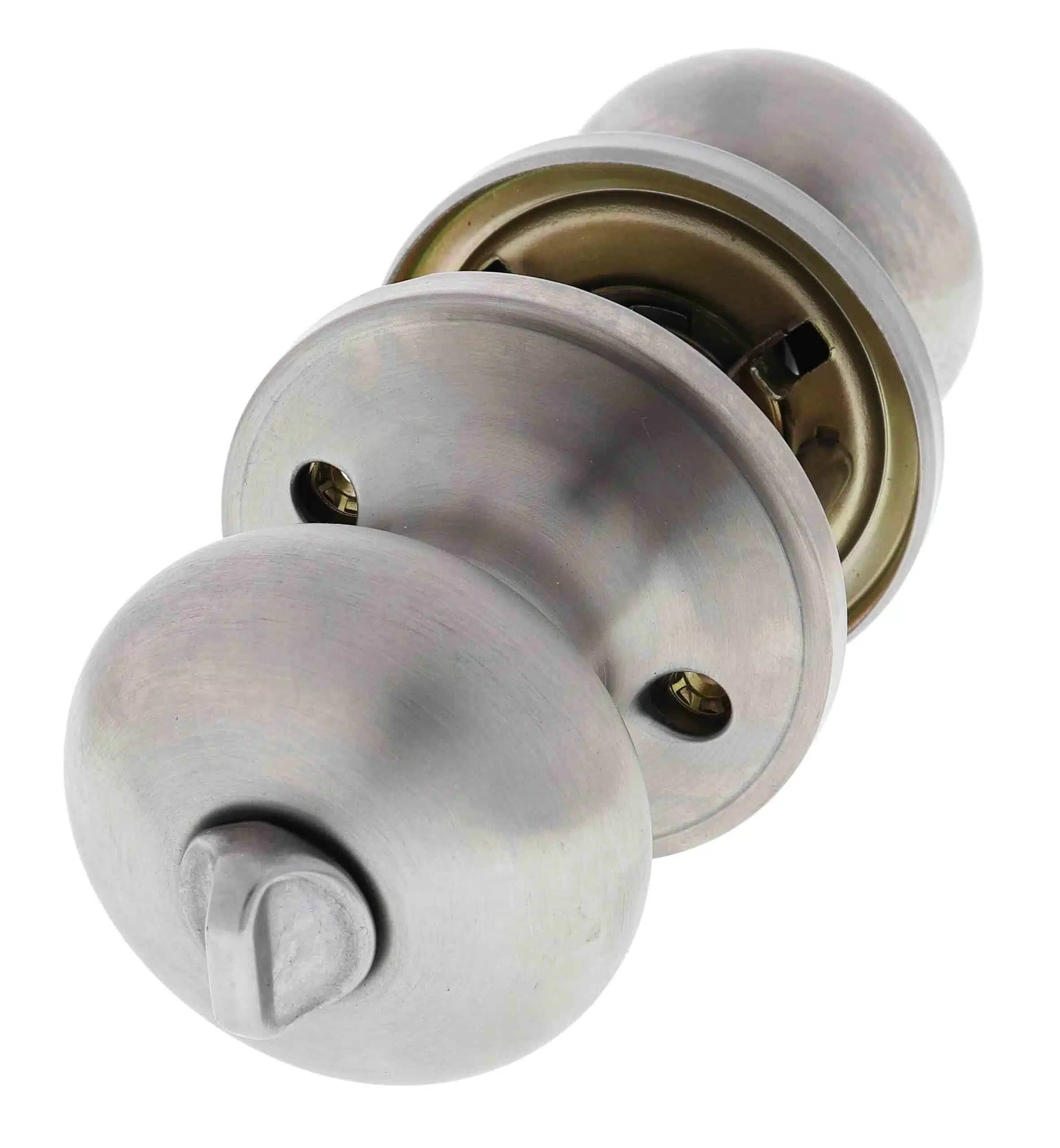 Carbine Cheltenham SS5000 Privacy Knobset - Satin Stainless Bathroom Knob (SS5030) - Image 3