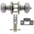 Carbine Cheltenham SS5000 Privacy Knobset - Satin Stainless Bathroom Knob (SS5030) - Thumbnail Image 6
