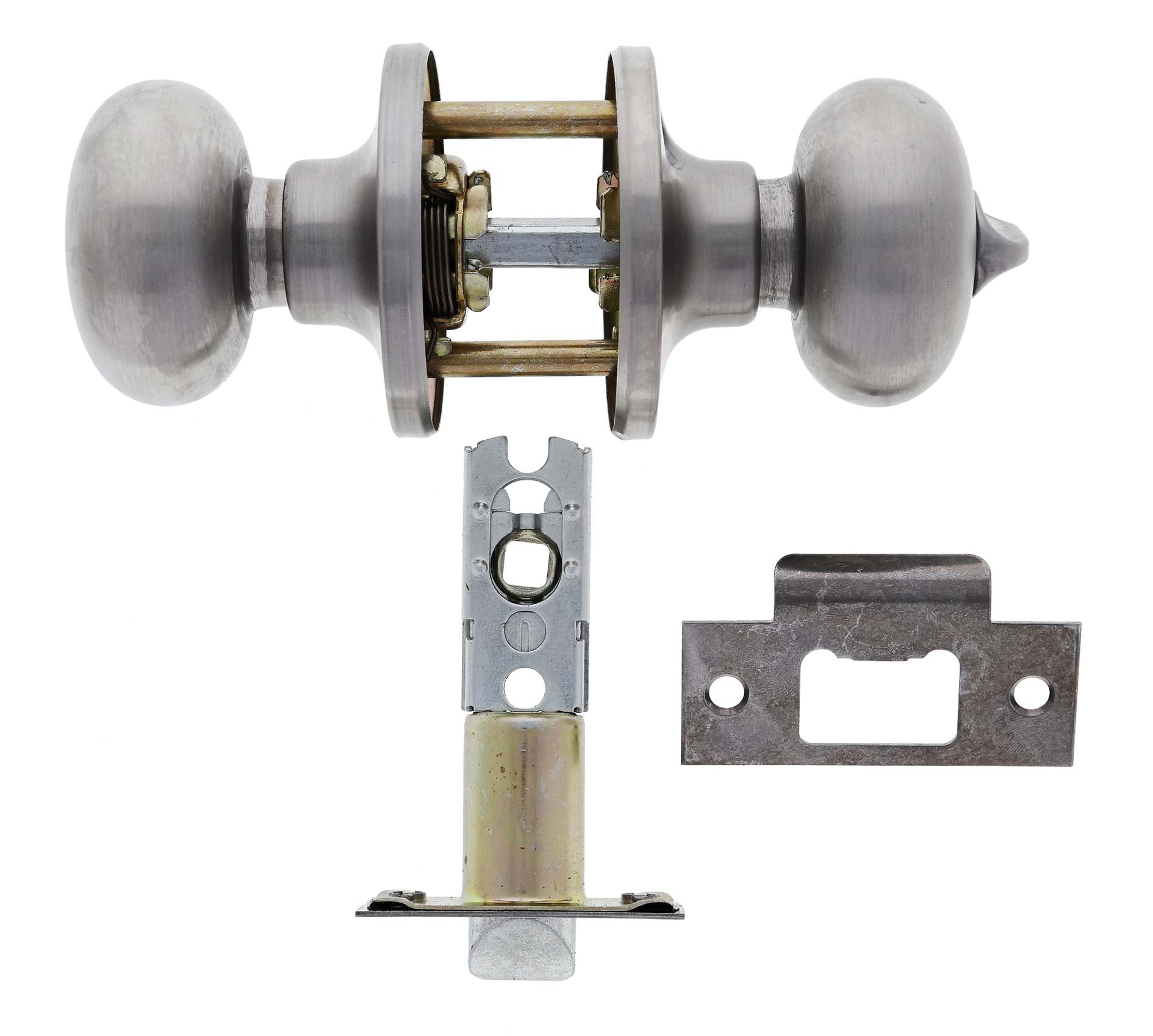 Carbine Cheltenham SS5000 Privacy Knobset - Satin Stainless Bathroom Knob (SS5030) - Image 6