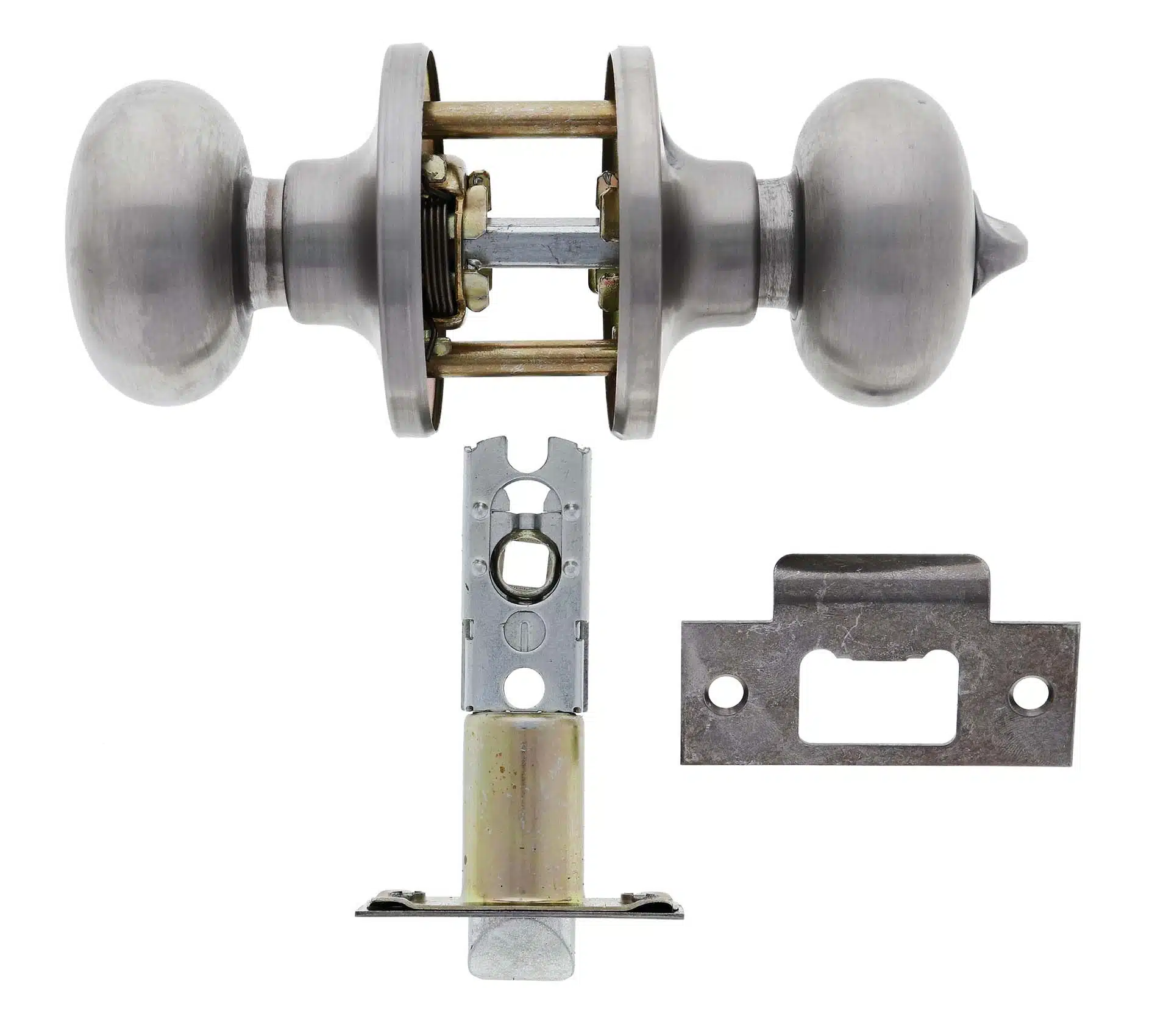 Carbine Cheltenham SS5000 Privacy Knobset - Satin Stainless Bathroom Knob (SS5030) - Image 6