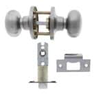 Carbine Cheltenham SS5000 Passage Knobset - Satin Stainless Tiebolt Knob (SS5082) - Thumbnail Image 5