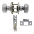 Carbine Cheltenham SS5000 Passage Knobset - Satin Stainless Tiebolt Knob (SS5082) - Thumbnail Image 5