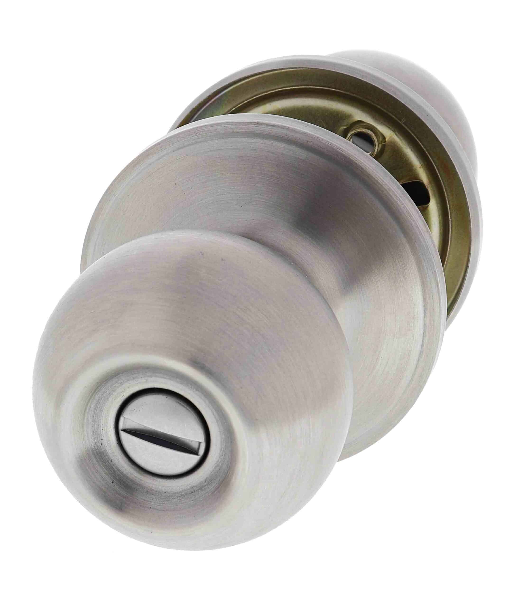 Carbine Aintree SS9030 Privacy Knobset - Bathroom & Bedroom Tiebolt Knob (SS9030) - Image 1