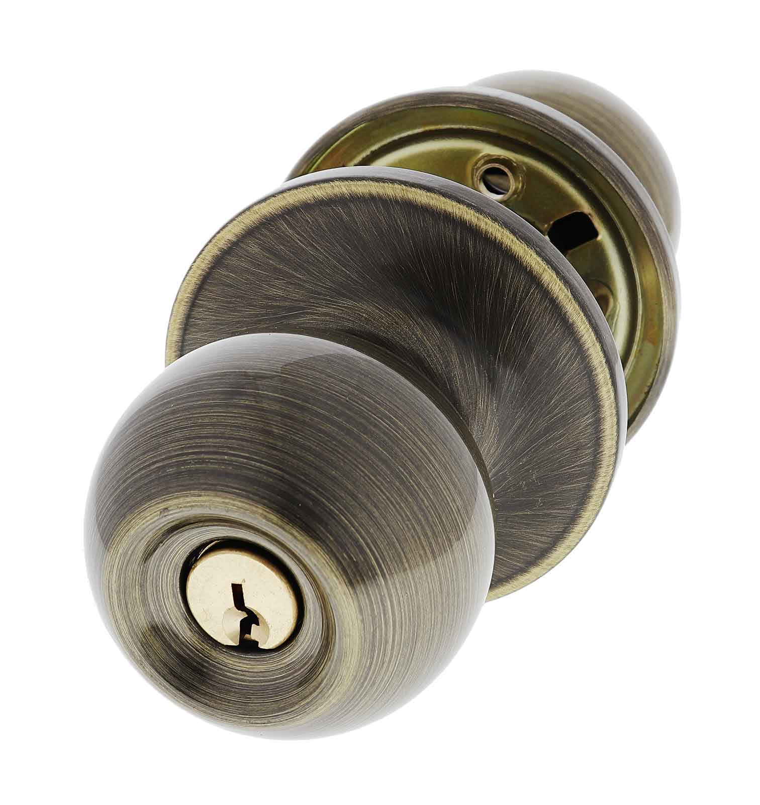 Carbine Aintree SS9000 Entrance Knobset - Keyed Tiebolt Round Ball Lock (SS9000) - Image 4