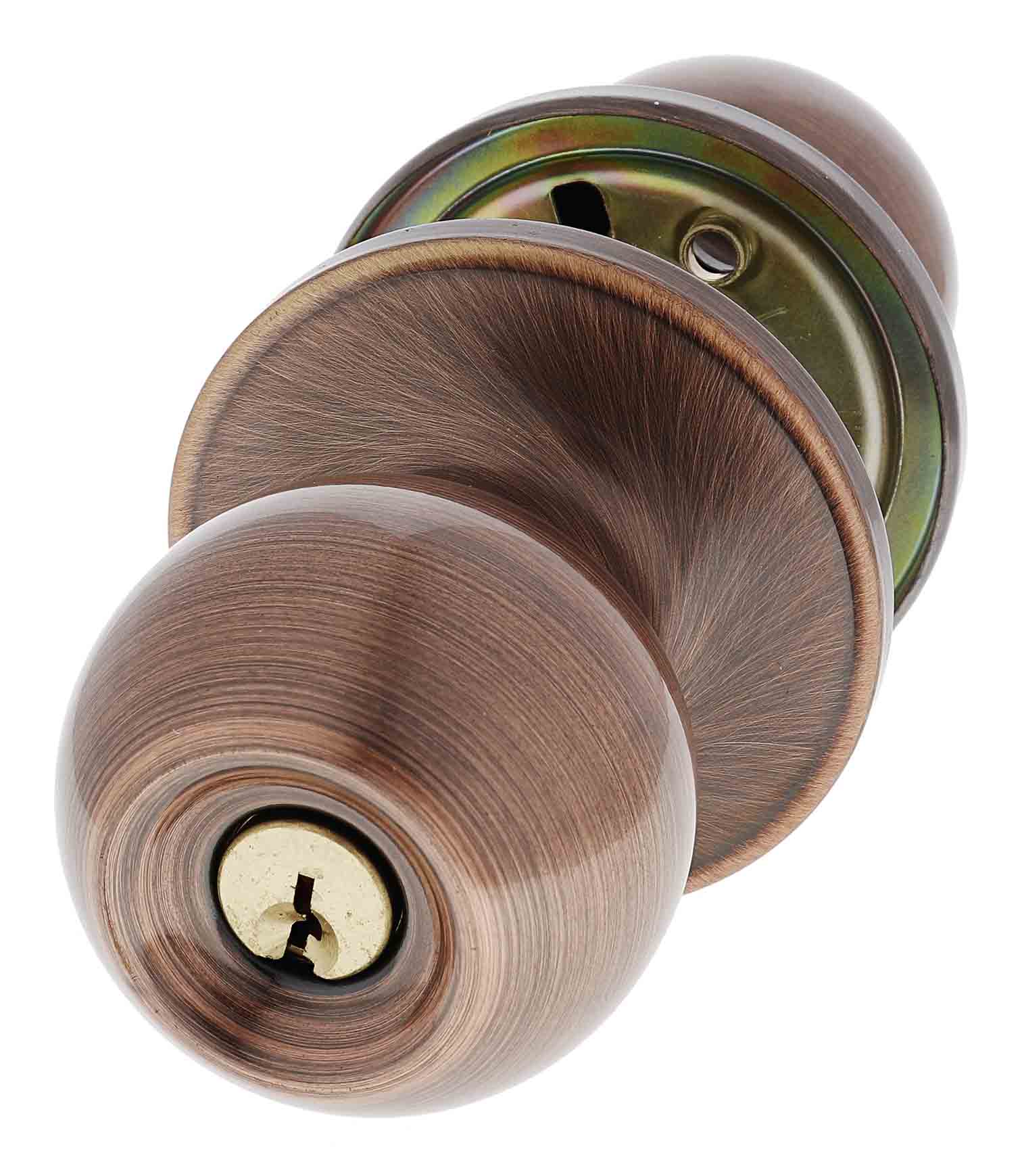 Carbine Aintree SS9000 Entrance Knobset - Keyed Tiebolt Round Ball Lock (SS9000) - Image 5