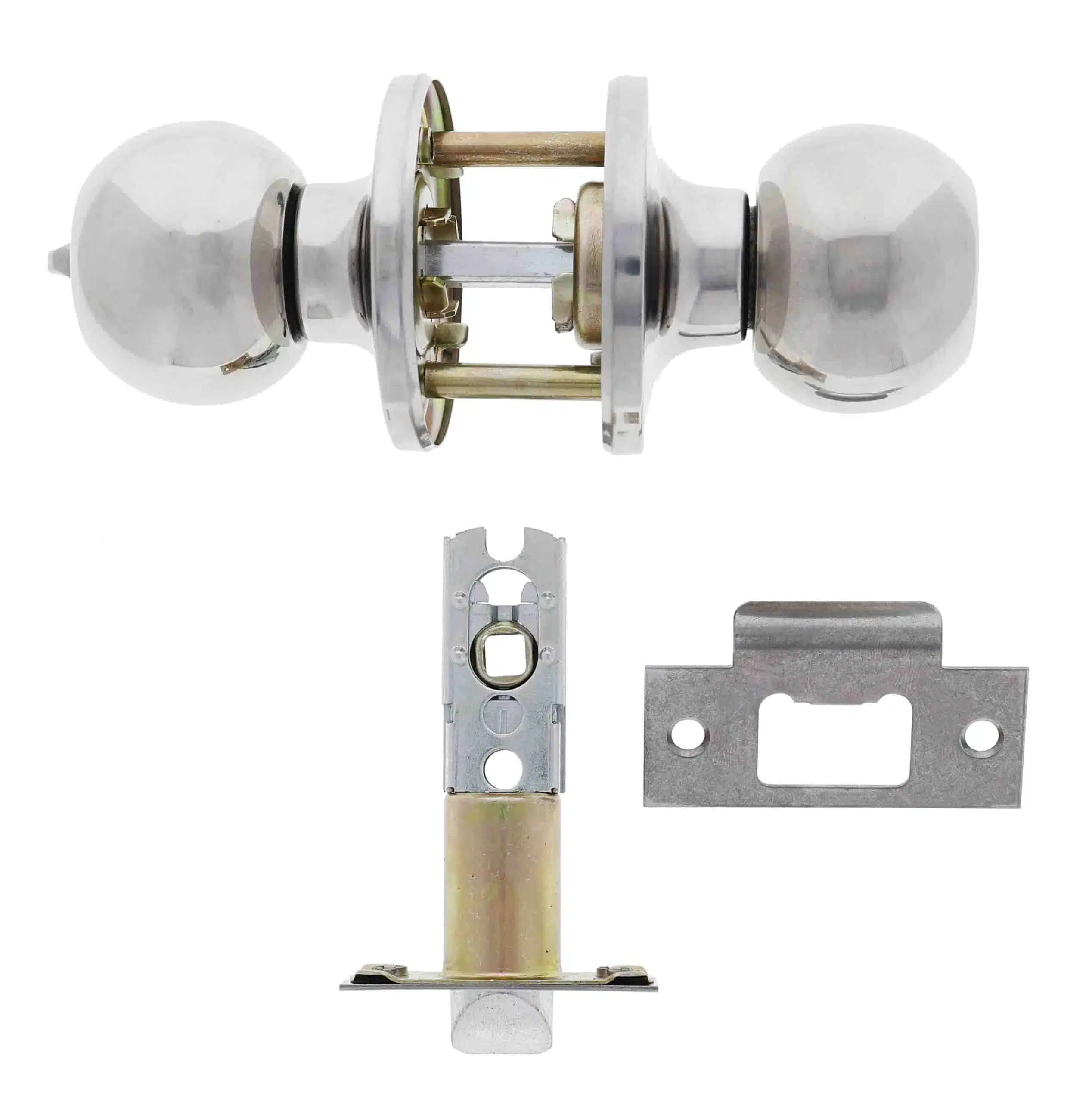 Carbine Aintree SS9030 Privacy Knobset - Bathroom & Bedroom Tiebolt Knob (SS9030) - Image 2