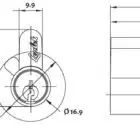Lenlok Screen Door Cylinder LPL-5DCPKA2 - Thumbnail Image 3